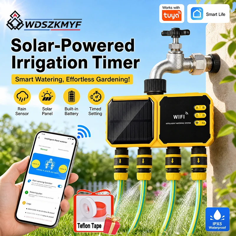 Power Zone Outdoor Timer - Güneş Enerjili WiFi Akıllı Sulama Zamanlayıcısı