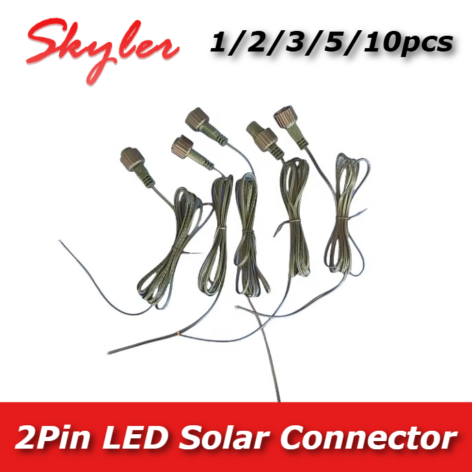 Extension Cord Outdoor - 2Pin LED Konektörü, Güneş Enerjili Dizili