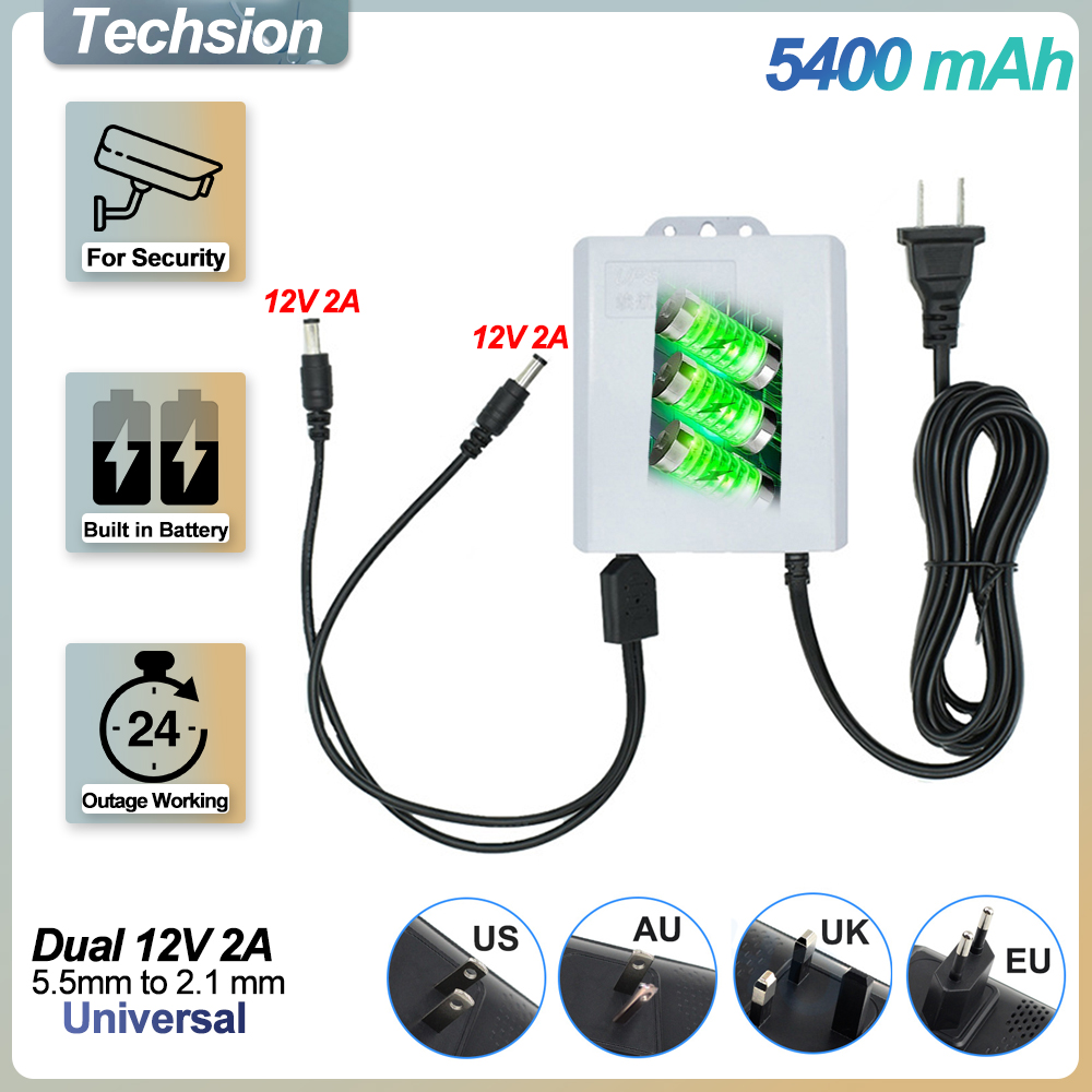 Ups Power Supply Outdoor - Dış Mekan Çift 12V 2A Çıkış,