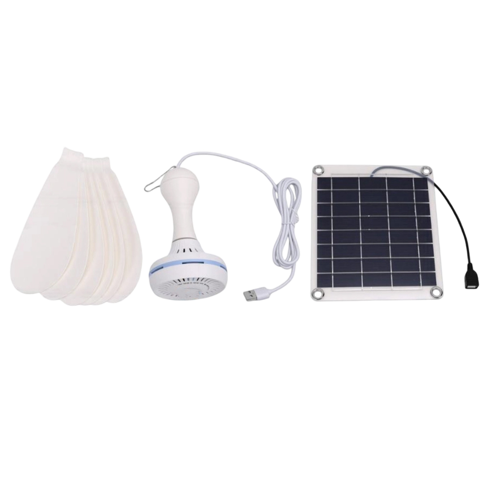 Outdoor Usb Power Outlet - 10W Güneş Enerjili Tavan Vantilatörü Kiti