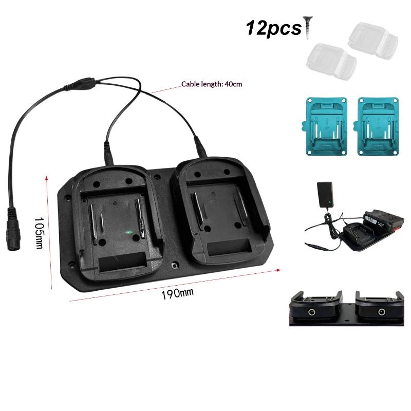 Outdoor Power Double Adapter - 18V Pil için Çift Pil Adaptörü
