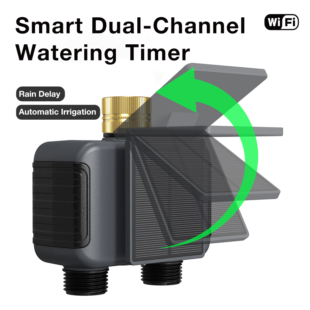 Power Zone Outdoor Timer - Güneş Enerjili WiFi Sulama Sistemi Otomatik