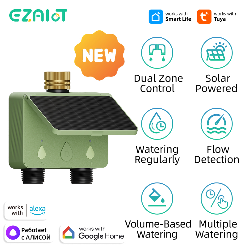 Power Zone Outdoor Timer - Akıllı Yağmurlama Su Zamanlayıcısı Tuya WiFi