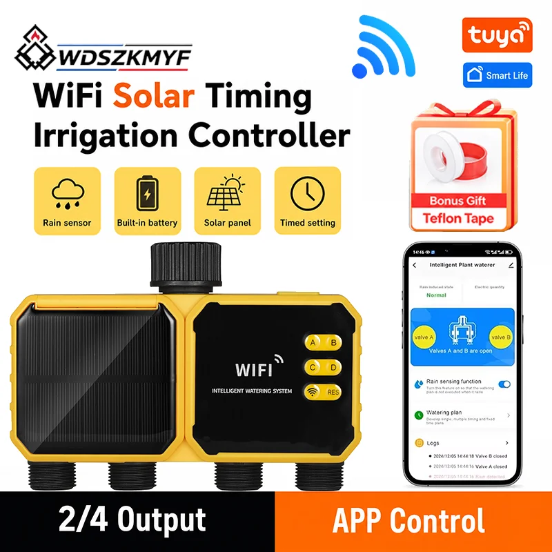 Power Zone Outdoor Timer - Akıllı 2/4 Bölgeli Güneş Enerjili WiFi
