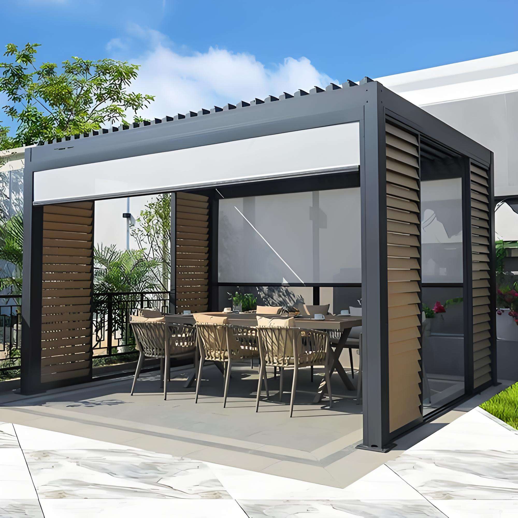 Elektrikli Alüminyum Pergola M - Outdoor Power For Gazebo incelemesi ve fiyatı