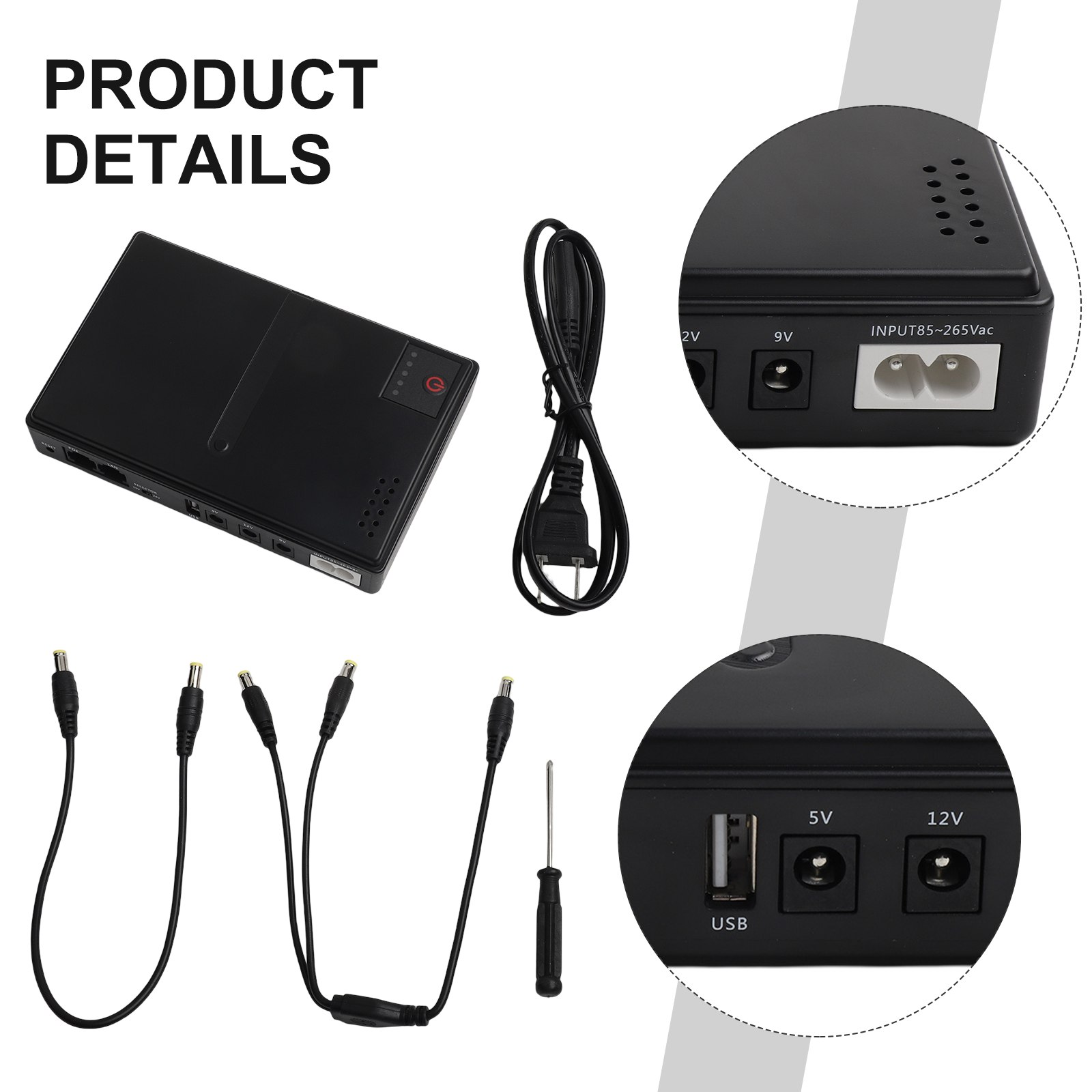 1018L 5V 9V 12V Yedek DC UPS K - Ups Power Supply Outdoor incelemesi ve fiyatı
