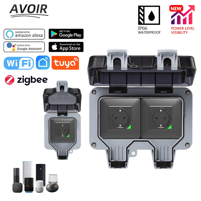 Avoir Tuya Zigbee elektrik çık - Outdoor Power Outlet Not Working incelemesi ve fiyatı