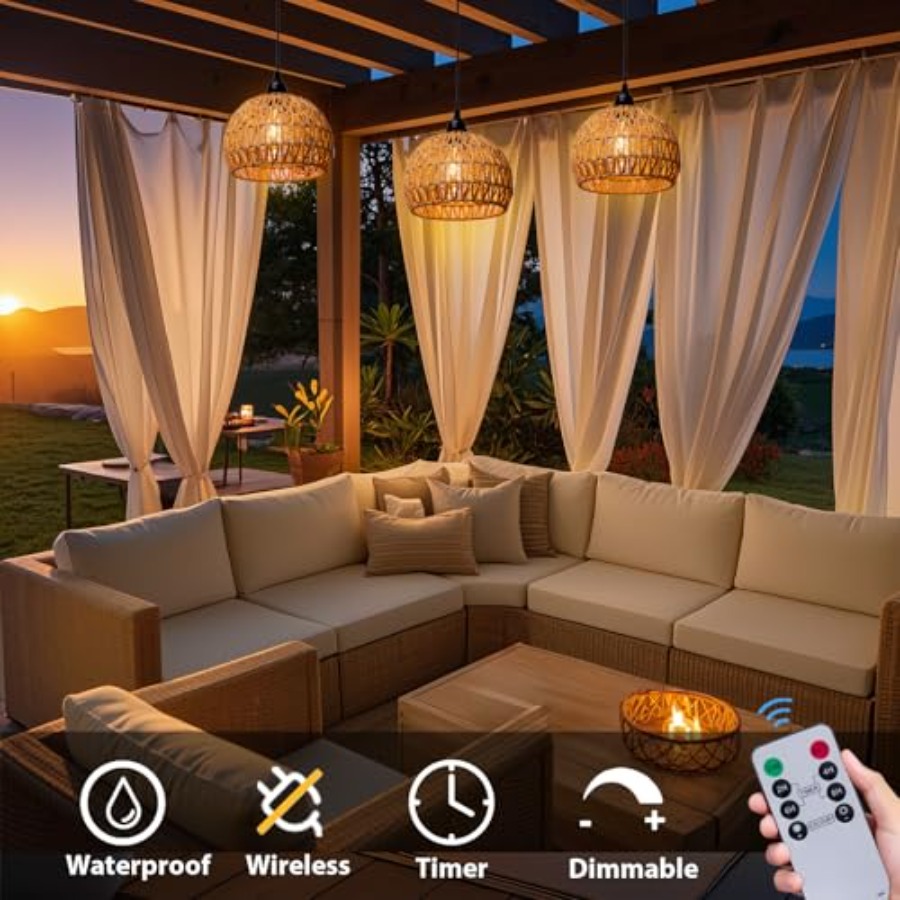 Pil ile Çalışan Asılı Dış Meka - Outdoor Power For Gazebo incelemesi ve fiyatı