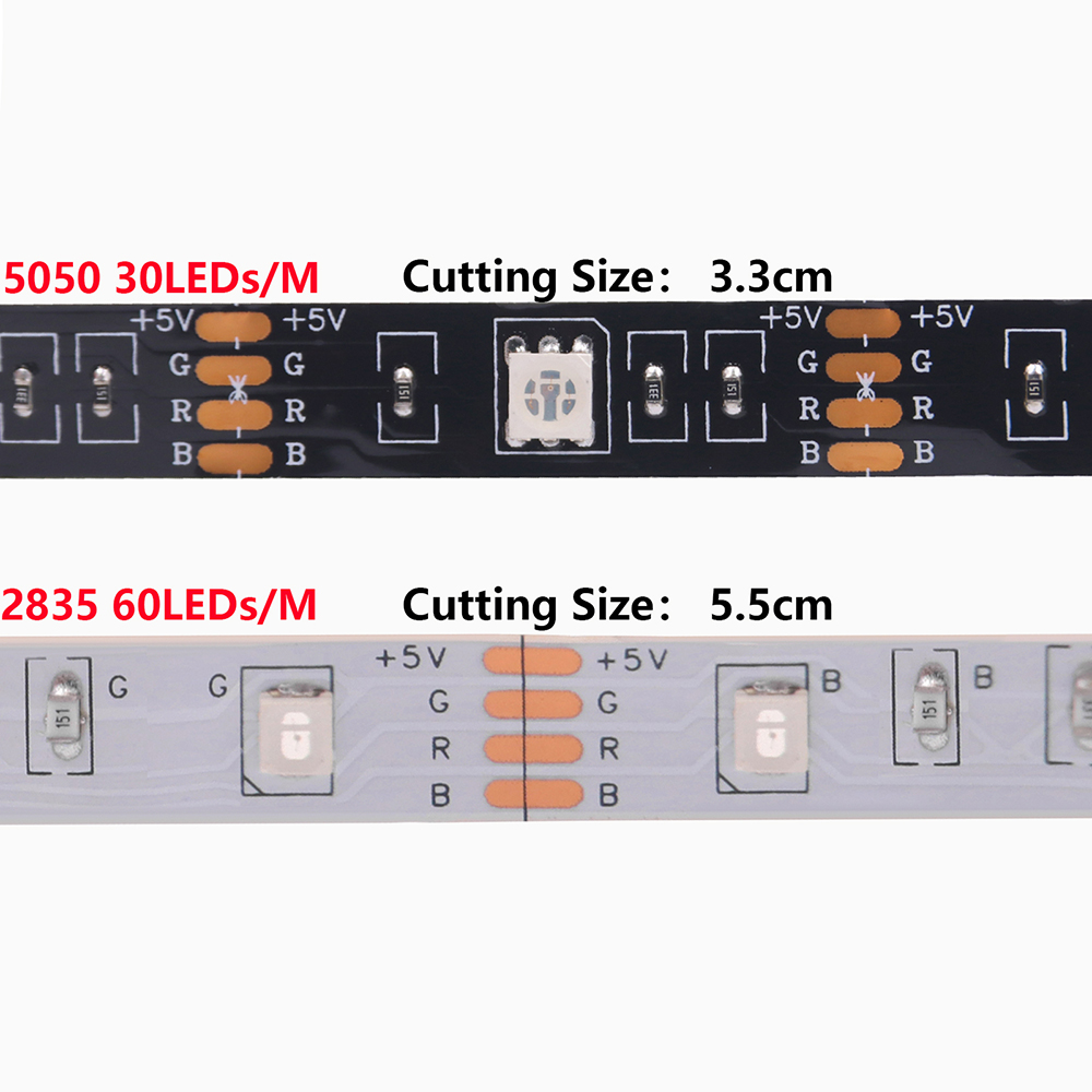 DC 5V 5050 RGB Şerit LED Işık  - Outdoor Usb Power Strip incelemesi ve fiyatı
