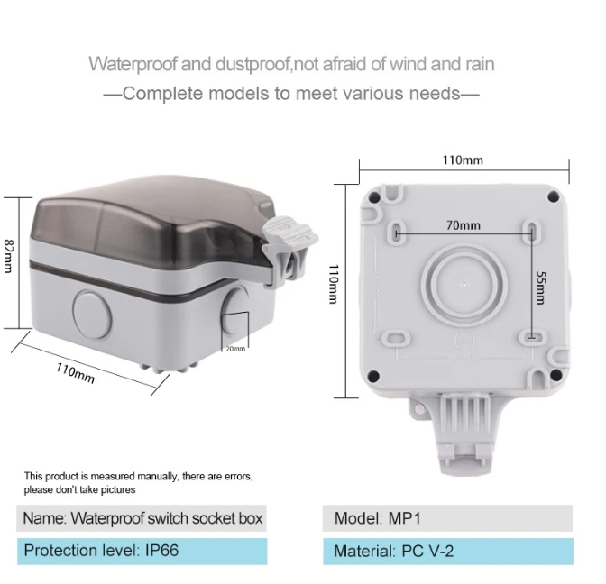 IP66 AB Standardı Alman Tarzı  - Outdoor Usb Power Outlet incelemesi ve fiyatı
