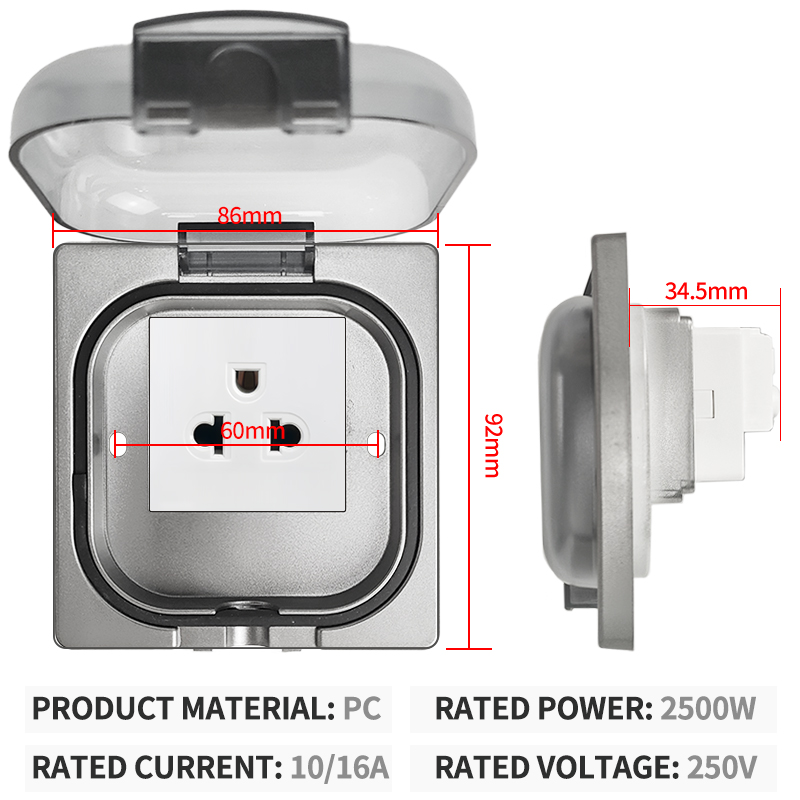 IP65 Su Geçirmez Dış Mekan Pri - Outdoor Power Outlet incelemesi ve fiyatı