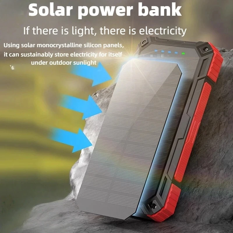 Yeni 20000mAh Güneş Enerjili P - Xiaomi Outdoor Power Supply incelemesi ve fiyatı